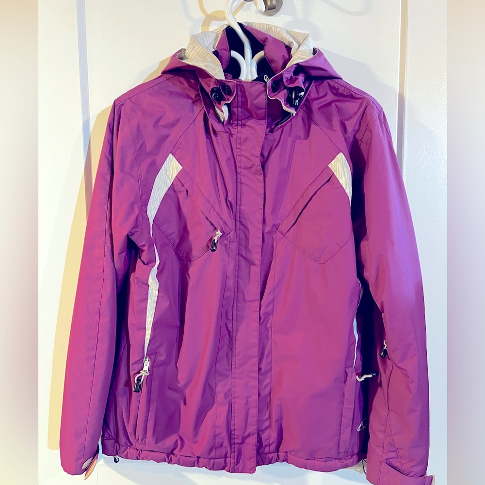 Purple ski jacket women’s size 8 - Marker brand very warm